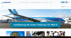 Desktop Screenshot of boeing.de