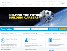 Tablet Screenshot of jobs.boeing.com